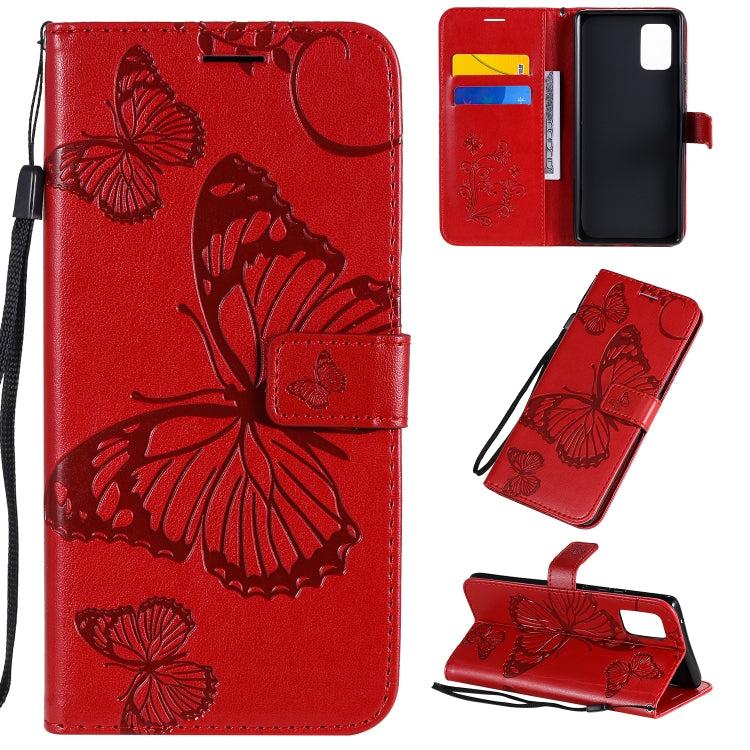 3D Butterflies Embossing Pattern Horizontal Flip Leather Case with Holder & Card Slot & Wallet, For Samsung Galaxy A71 5G, For Huawei Nova 7, For Huawei Nova 7 Pro, For Huawei Nova 7 SE / P40 Lite 5G