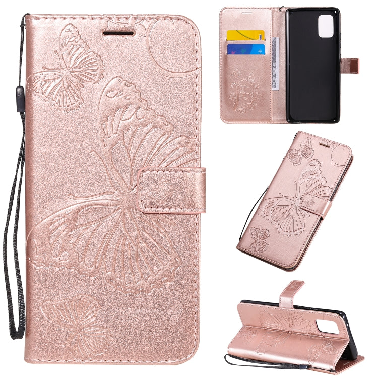 3D Butterflies Embossing Pattern Horizontal Flip Leather Case with Holder & Card Slot & Wallet, For Samsung Galaxy A71 5G, For Huawei Nova 7, For Huawei Nova 7 Pro, For Huawei Nova 7 SE / P40 Lite 5G