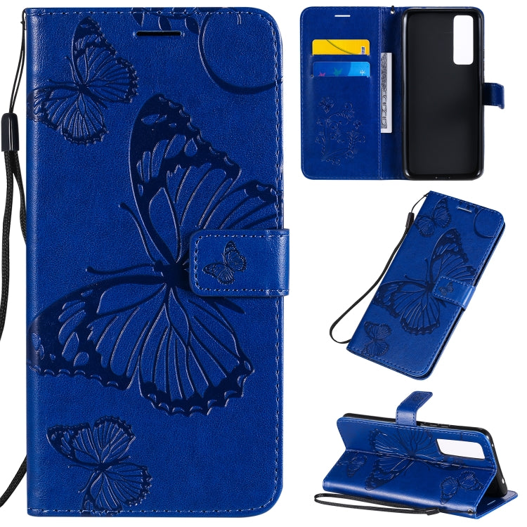 3D Butterflies Embossing Pattern Horizontal Flip Leather Case with Holder & Card Slot & Wallet, For Samsung Galaxy A71 5G, For Huawei Nova 7, For Huawei Nova 7 Pro, For Huawei Nova 7 SE / P40 Lite 5G