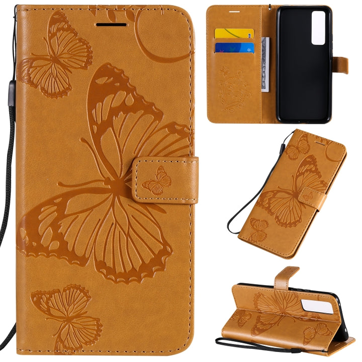 3D Butterflies Embossing Pattern Horizontal Flip Leather Case with Holder & Card Slot & Wallet, For Samsung Galaxy A71 5G, For Huawei Nova 7, For Huawei Nova 7 Pro, For Huawei Nova 7 SE / P40 Lite 5G