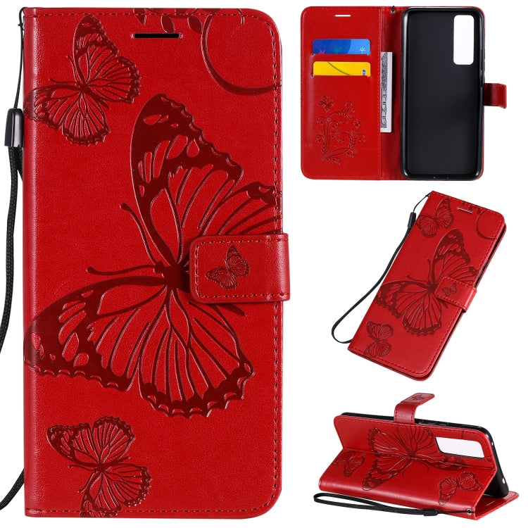 3D Butterflies Embossing Pattern Horizontal Flip Leather Case with Holder & Card Slot & Wallet, For Samsung Galaxy A71 5G, For Huawei Nova 7, For Huawei Nova 7 Pro, For Huawei Nova 7 SE / P40 Lite 5G