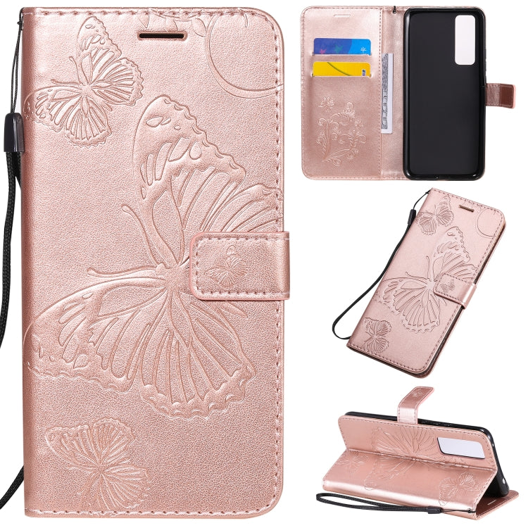 3D Butterflies Embossing Pattern Horizontal Flip Leather Case with Holder & Card Slot & Wallet, For Samsung Galaxy A71 5G, For Huawei Nova 7, For Huawei Nova 7 Pro, For Huawei Nova 7 SE / P40 Lite 5G