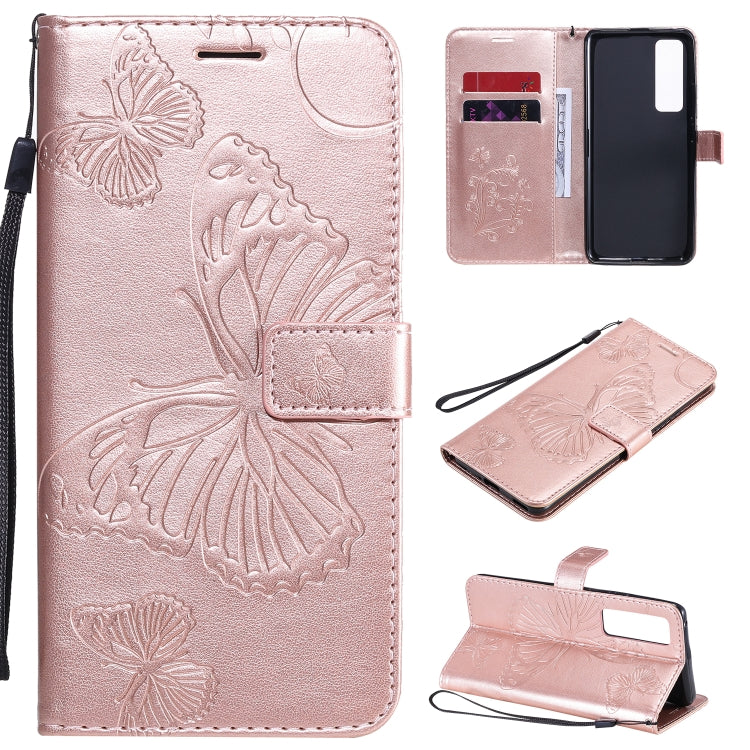 3D Butterflies Embossing Pattern Horizontal Flip Leather Case with Holder & Card Slot & Wallet, For Samsung Galaxy A71 5G, For Huawei Nova 7, For Huawei Nova 7 Pro, For Huawei Nova 7 SE / P40 Lite 5G