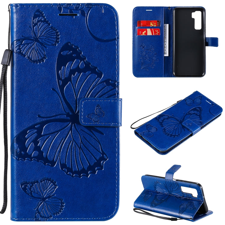 3D Butterflies Embossing Pattern Horizontal Flip Leather Case with Holder & Card Slot & Wallet, For Samsung Galaxy A71 5G, For Huawei Nova 7, For Huawei Nova 7 Pro, For Huawei Nova 7 SE / P40 Lite 5G