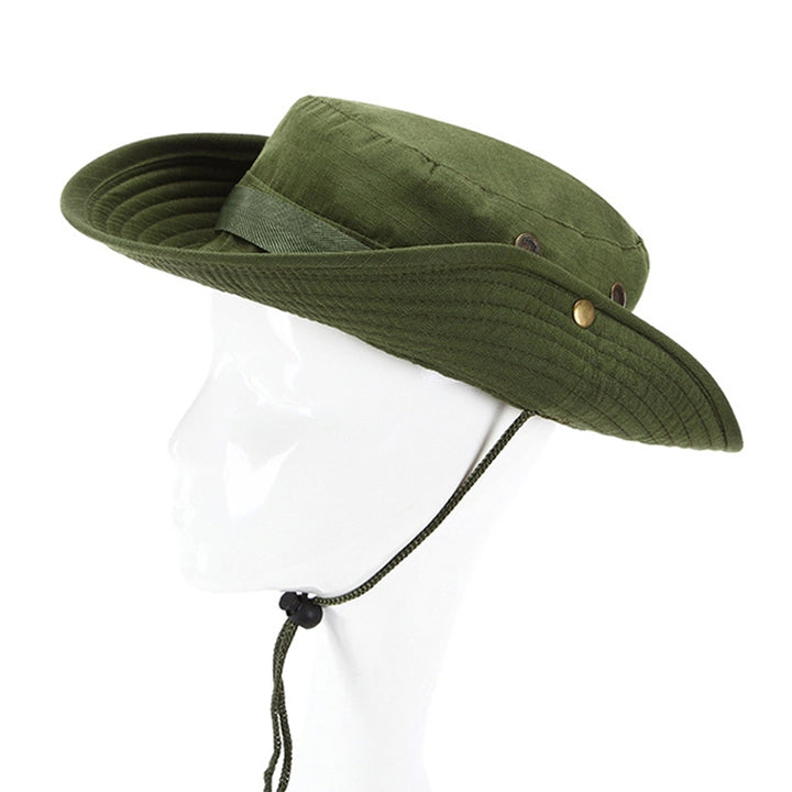 AOTU AT8706 Outdoor Fishing and Mountaineering Round Brim Bucket Hat