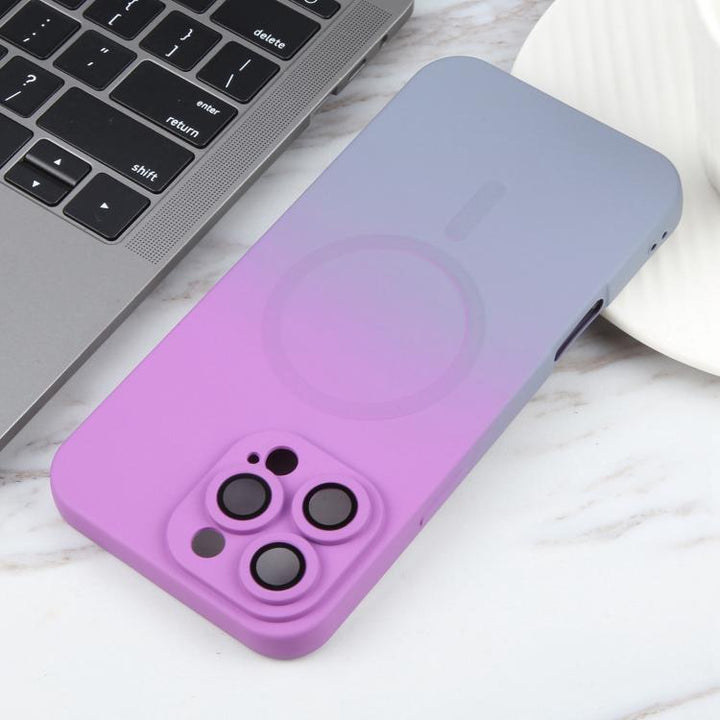 Liquid TPU Silicone Gradient MagSafe Phone Case, For iPhone 16e, For iPhone 16 Pro Max, For iPhone 16 Pro, For iPhone 16 Plus, For iPhone 16