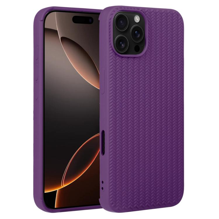 Weave Texture Silicone Phone Case, For iPhone 16e, For iPhone 16 Pro Max, For iPhone 16 Pro