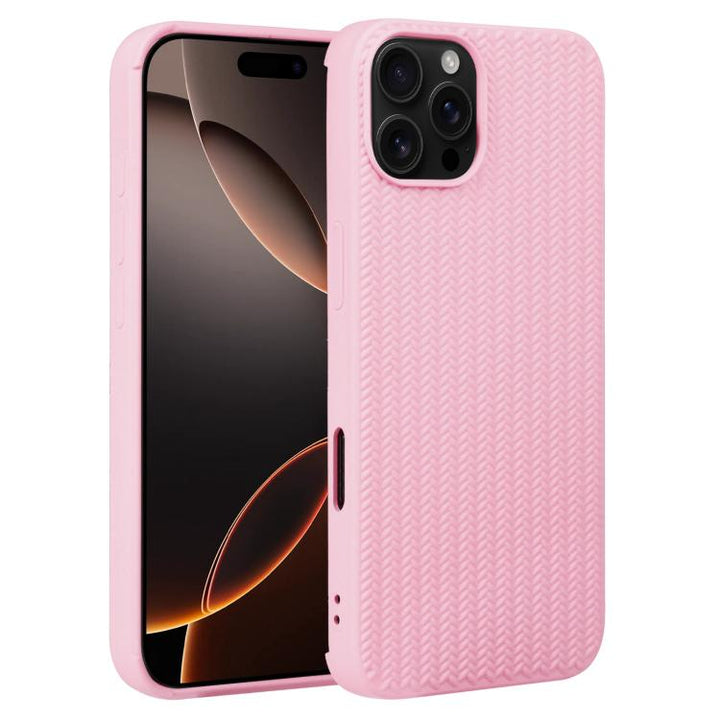 Weave Texture Silicone Phone Case, For iPhone 16e, For iPhone 16 Pro Max, For iPhone 16 Pro