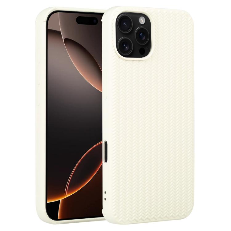 Weave Texture Silicone Phone Case, For iPhone 16e, For iPhone 16 Pro Max, For iPhone 16 Pro