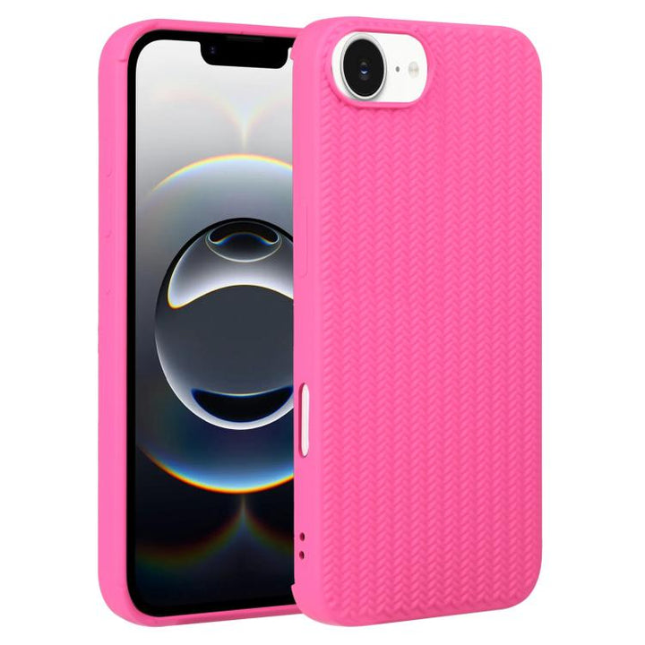 Weave Texture Silicone Phone Case, For iPhone 16e, For iPhone 16 Pro Max, For iPhone 16 Pro