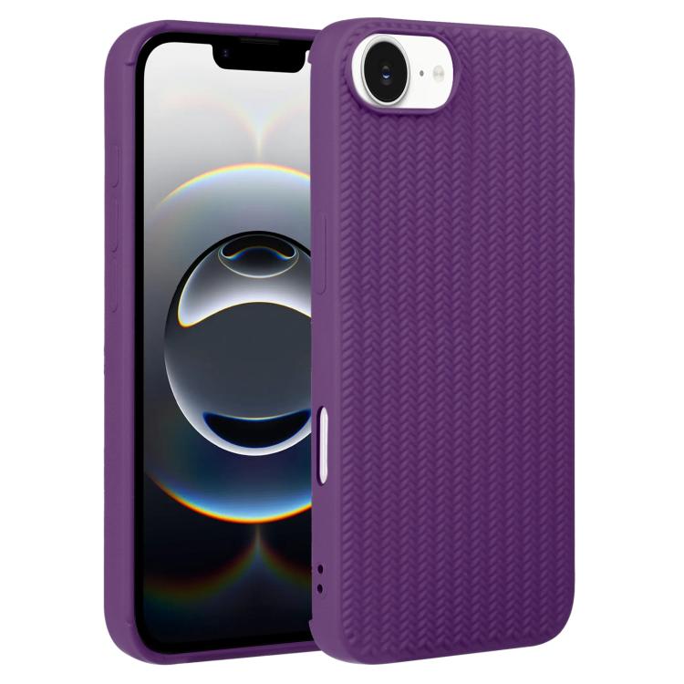 Weave Texture Silicone Phone Case, For iPhone 16e, For iPhone 16 Pro Max, For iPhone 16 Pro