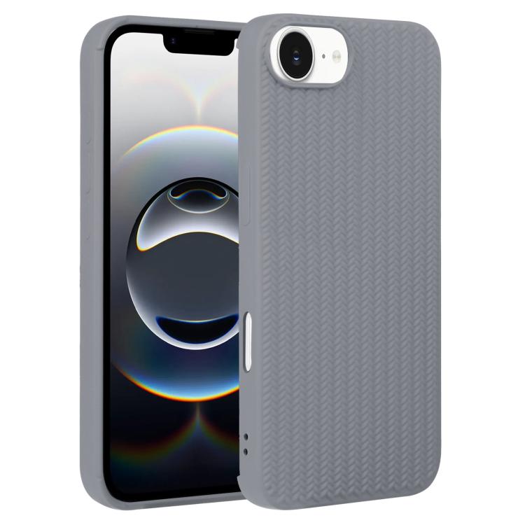 Weave Texture Silicone Phone Case, For iPhone 16e, For iPhone 16 Pro Max, For iPhone 16 Pro