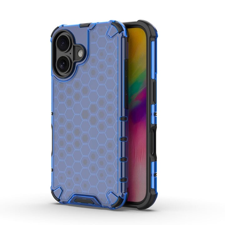 Honeycomb Shockproof Phone Case, For iPhone 16e, For iPhone 16 Pro Max, For iPhone 16 Pro, For iPhone 16 Plus, For iPhone 16, For iPhone 15 Pro Max