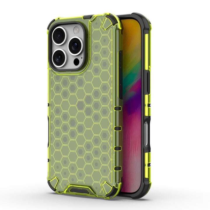 Honeycomb Shockproof Phone Case, For iPhone 16e, For iPhone 16 Pro Max, For iPhone 16 Pro, For iPhone 16 Plus, For iPhone 16, For iPhone 15 Pro Max