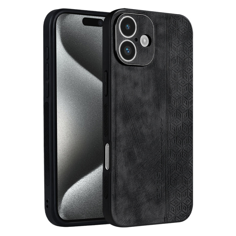 AZNS 3D Embossed Skin Feel Phone Case, For iPhone 16e, For iPhone 16 Pro Max, For iPhone 16 Pro, For iPhone 16 Plus, For iPhone 16, For iPhone 15 Pro Max