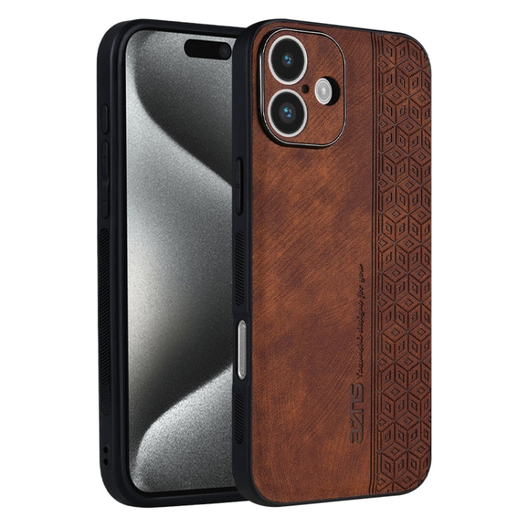 AZNS 3D Embossed Skin Feel Phone Case, For iPhone 16e, For iPhone 16 Pro Max, For iPhone 16 Pro, For iPhone 16 Plus, For iPhone 16, For iPhone 15 Pro Max