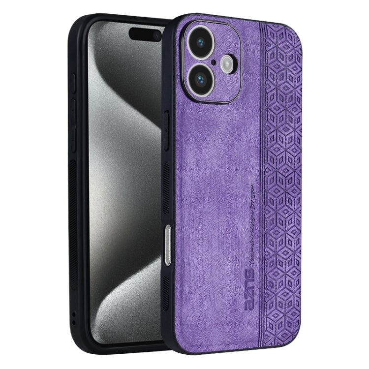 AZNS 3D Embossed Skin Feel Phone Case, For iPhone 16e, For iPhone 16 Pro Max, For iPhone 16 Pro, For iPhone 16 Plus, For iPhone 16, For iPhone 15 Pro Max