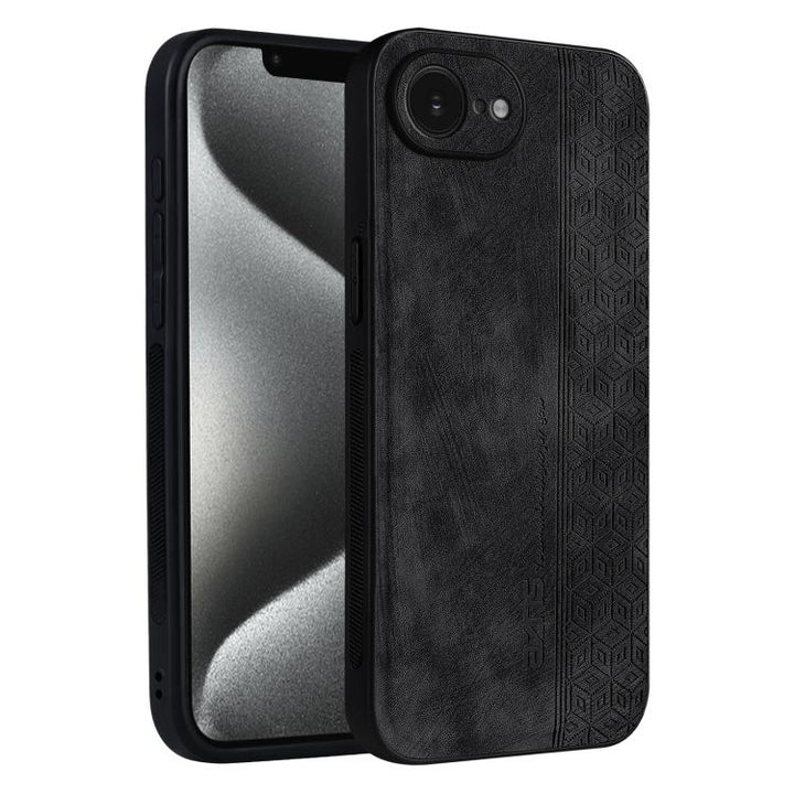 AZNS 3D Embossed Skin Feel Phone Case, For iPhone 16e, For iPhone 16 Pro Max, For iPhone 16 Pro, For iPhone 16 Plus, For iPhone 16, For iPhone 15 Pro Max