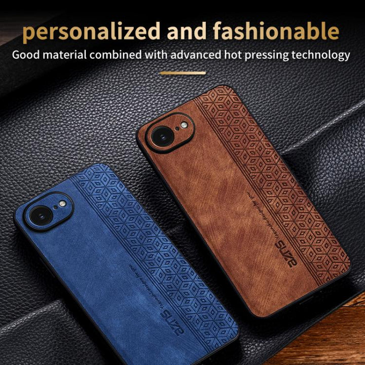 AZNS 3D Embossed Skin Feel Phone Case, For iPhone 16e, For iPhone 16 Pro Max, For iPhone 16 Pro, For iPhone 16 Plus, For iPhone 16, For iPhone 15 Pro Max