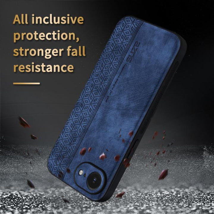 AZNS 3D Embossed Skin Feel Phone Case, For iPhone 16e, For iPhone 16 Pro Max, For iPhone 16 Pro, For iPhone 16 Plus, For iPhone 16, For iPhone 15 Pro Max