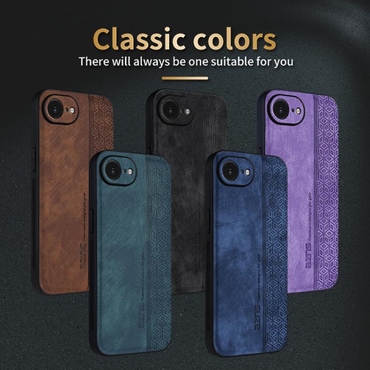 AZNS 3D Embossed Skin Feel Phone Case, For iPhone 16e, For iPhone 16 Pro Max, For iPhone 16 Pro, For iPhone 16 Plus, For iPhone 16, For iPhone 15 Pro Max