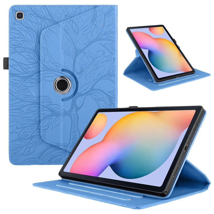 Tree Life Embossed Rotation Leather Tablet Case, For Samsung Galaxy Tab S10 Ultra / S9 Ultra, For Samsung Galaxy Tab S10+ / S9+ / S8+, For Samsung Galaxy Tab S10 / S8 / S7, For Samsung Galaxy Tab S9 / S9 FE, For Samsung Galaxy Tab A7 Lite T220