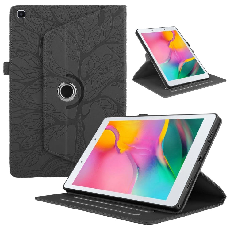 Tree Life Embossed Rotation Leather Tablet Case, For Samsung Galaxy Tab S10 Ultra / S9 Ultra, For Samsung Galaxy Tab S10+ / S9+ / S8+, For Samsung Galaxy Tab S10 / S8 / S7, For Samsung Galaxy Tab S9 / S9 FE, For Samsung Galaxy Tab A7 Lite T220