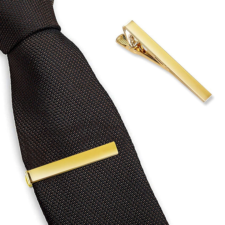 Electroplated Copper Colored Men Tie Clip