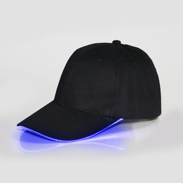 LED Luminous Baseball Cap Male Outdoor Fluorescent Sunhat, Style: Rechargeable, Black Hat Red Light, Black Hat Orange Light, Black  Hat Yellow Light, Black Hat Green Light, Black Hat Blue Light, Black Hat White Light, Black Hat Pink Light