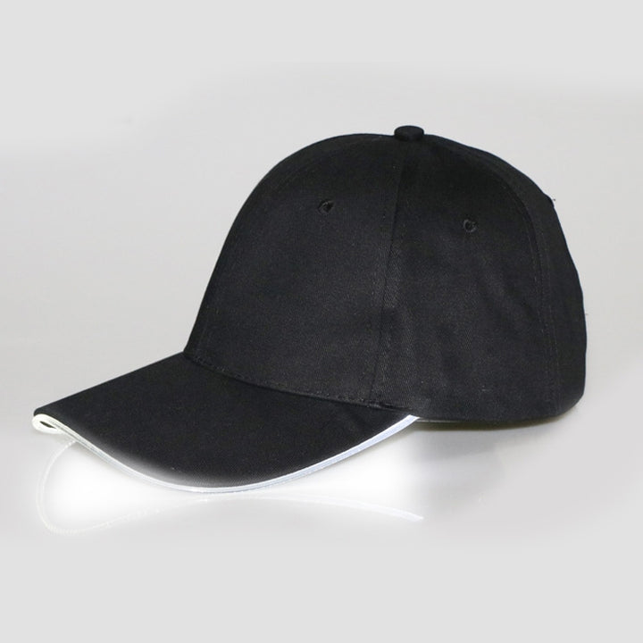 LED Luminous Baseball Cap Male Outdoor Fluorescent Sunhat, Style: Rechargeable, Black Hat Red Light, Black Hat Orange Light, Black  Hat Yellow Light, Black Hat Green Light, Black Hat Blue Light, Black Hat White Light, Black Hat Pink Light