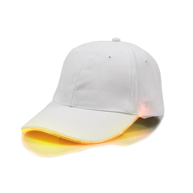 LED Luminous Baseball Cap Male Outdoor Fluorescent Sunhat, Style: Rechargeable, Black Hat Red Light, Black Hat Orange Light, Black  Hat Yellow Light, Black Hat Green Light, Black Hat Blue Light, Black Hat White Light, Black Hat Pink Light