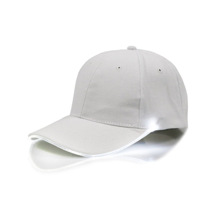 LED Luminous Baseball Cap Male Outdoor Fluorescent Sunhat, Style: Rechargeable, Black Hat Red Light, Black Hat Orange Light, Black  Hat Yellow Light, Black Hat Green Light, Black Hat Blue Light, Black Hat White Light, Black Hat Pink Light