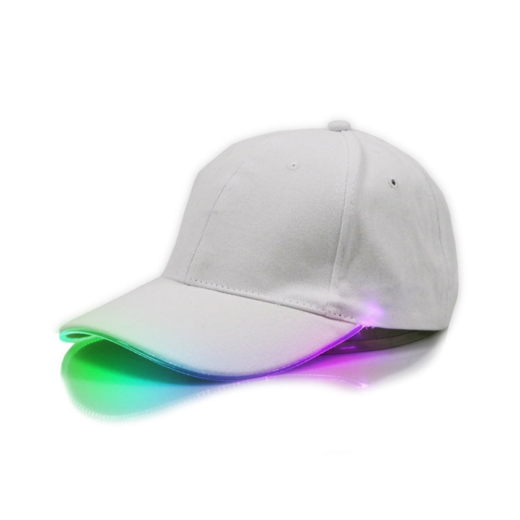 LED Luminous Baseball Cap Male Outdoor Fluorescent Sunhat, Style: Rechargeable, Black Hat Red Light, Black Hat Orange Light, Black  Hat Yellow Light, Black Hat Green Light, Black Hat Blue Light, Black Hat White Light, Black Hat Pink Light