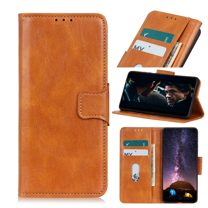 Mirren Crazy Horse Texture Horizontal Flip Leather Case with Holder & Card Slots & Wallet, For Nokia C2, For Alcatel 1SE 2020, For ZTE Axon 11 5G