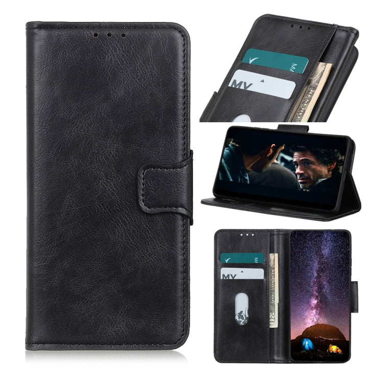 Mirren Crazy Horse Texture Horizontal Flip Leather Case with Holder & Card Slots & Wallet, For Nokia C2, For Alcatel 1SE 2020, For ZTE Axon 11 5G