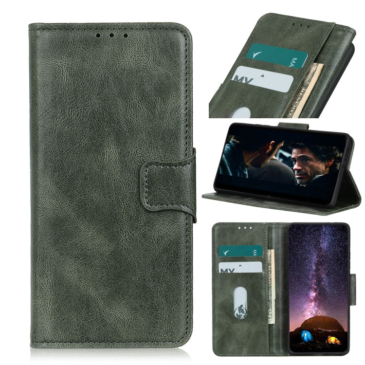 Mirren Crazy Horse Texture Horizontal Flip Leather Case with Holder & Card Slots & Wallet, For Nokia C2, For Alcatel 1SE 2020, For ZTE Axon 11 5G