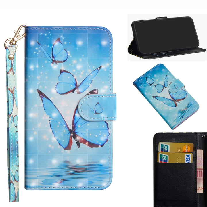 3D Painting Pattern Horizontal Flip TPU + PU Leather Case with Holder & Card Slots & Wallet, For Nokia 1.3, For Nokia 2.3