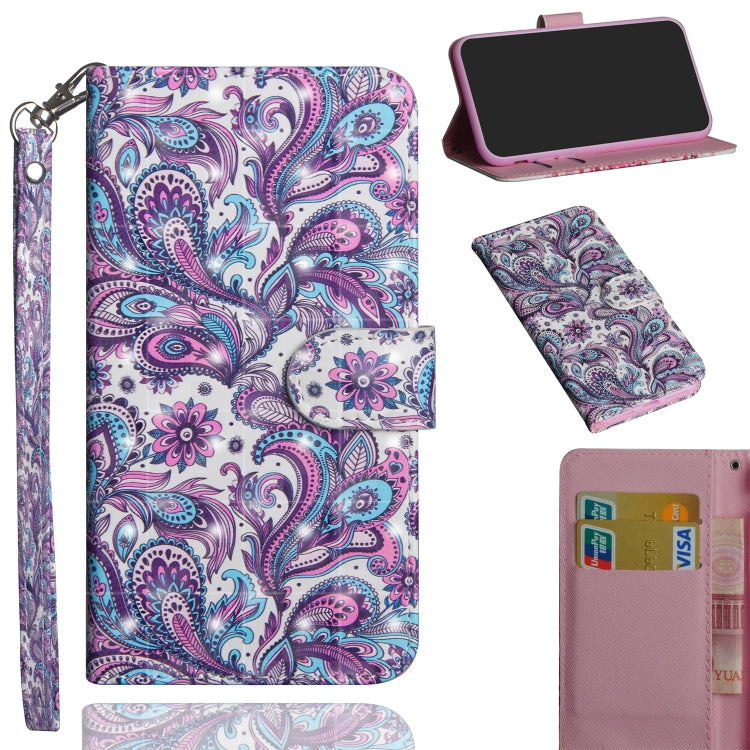 3D Painting Pattern Horizontal Flip TPU + PU Leather Case with Holder & Card Slots & Wallet, For Nokia 1.3, For Nokia 2.3