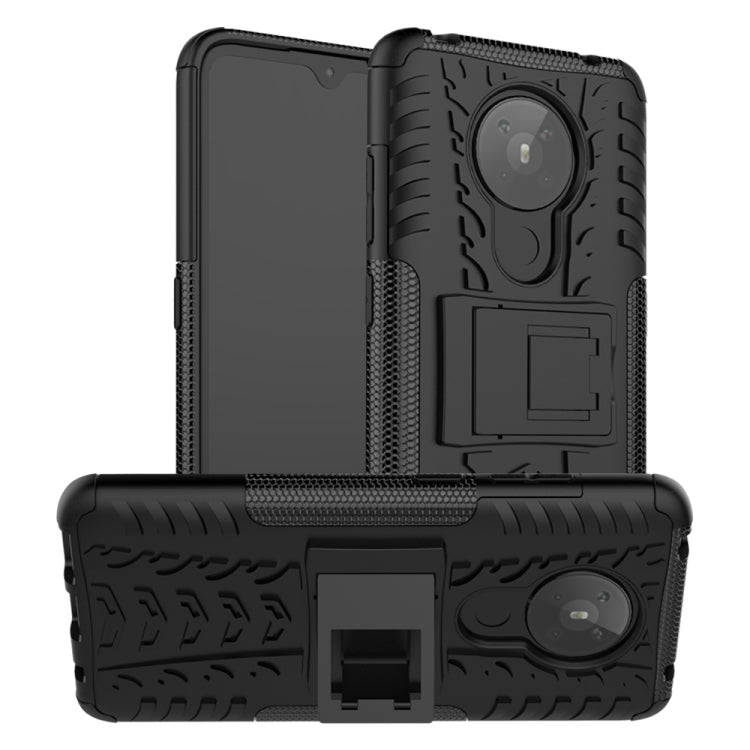 Tire Texture Shockproof TPU + PC Protective Case with Holder, For Samsung Galaxy Note20, For LG K41S / K51S, For Nokia 5.3