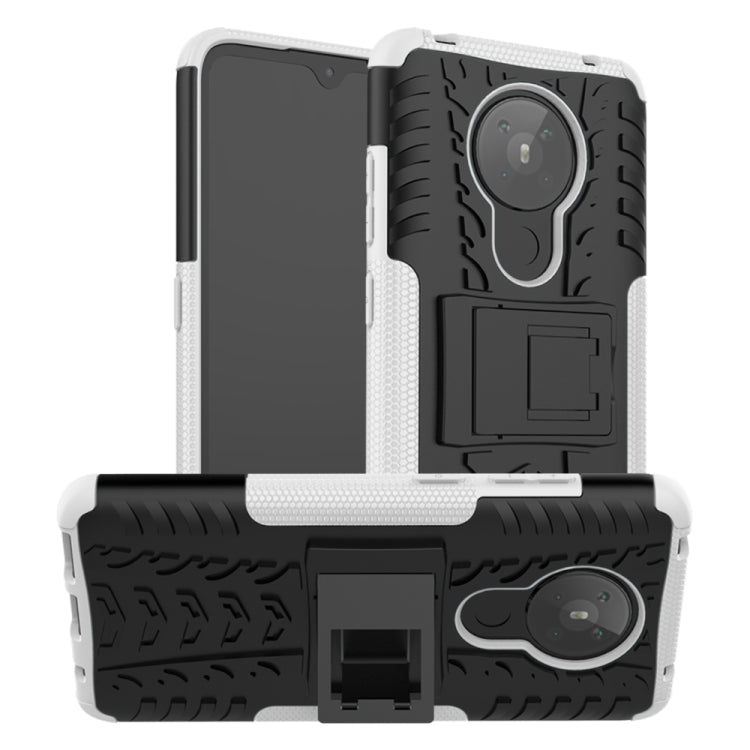 Tire Texture Shockproof TPU + PC Protective Case with Holder, For Samsung Galaxy Note20, For LG K41S / K51S, For Nokia 5.3