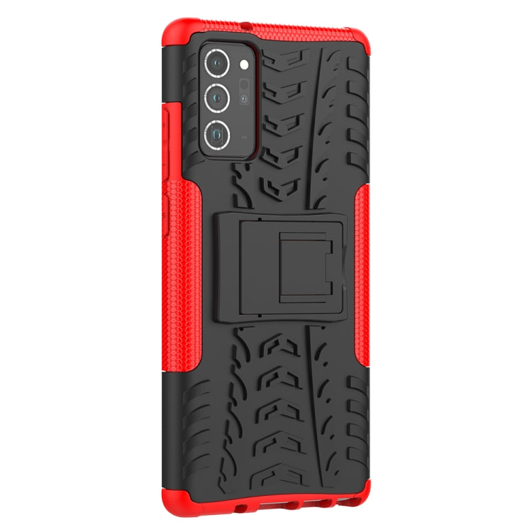 Tire Texture Shockproof TPU + PC Protective Case with Holder, For Samsung Galaxy Note20, For LG K41S / K51S, For Nokia 5.3