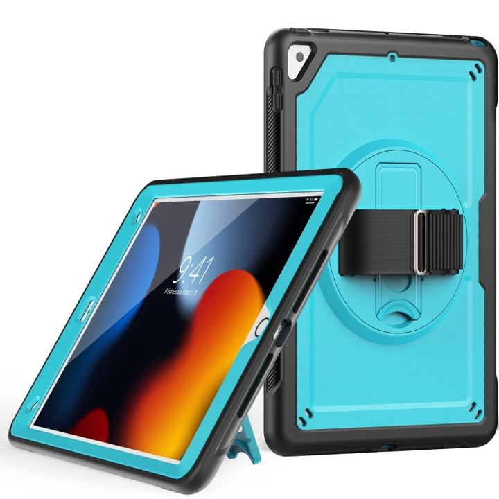 Honeycomb Hand Grip Turntable Stand Tablet Case, For iPad Pro 13 2024, For iPad Pro 11 2024, For iPad Air 2022 10.9 / Pro 11 2022, For iPad 10.2 2021 / 2020 / 10.5 2019