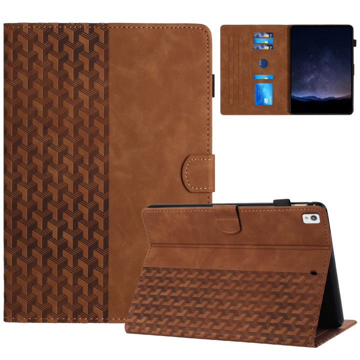 Building Blocks Embossed Leather Smart Tablet Case, For iPad mini 6 / mini 2024, For iPad Pro 11 2024, For iPad Pro 11 2022 / Air 10.9 2022, For iPad 10th Gen 10.9 2022, For iPad 10.2 2021 / Air 10.5, For iPad mini 5 / 4 / 3 / 2 / 1