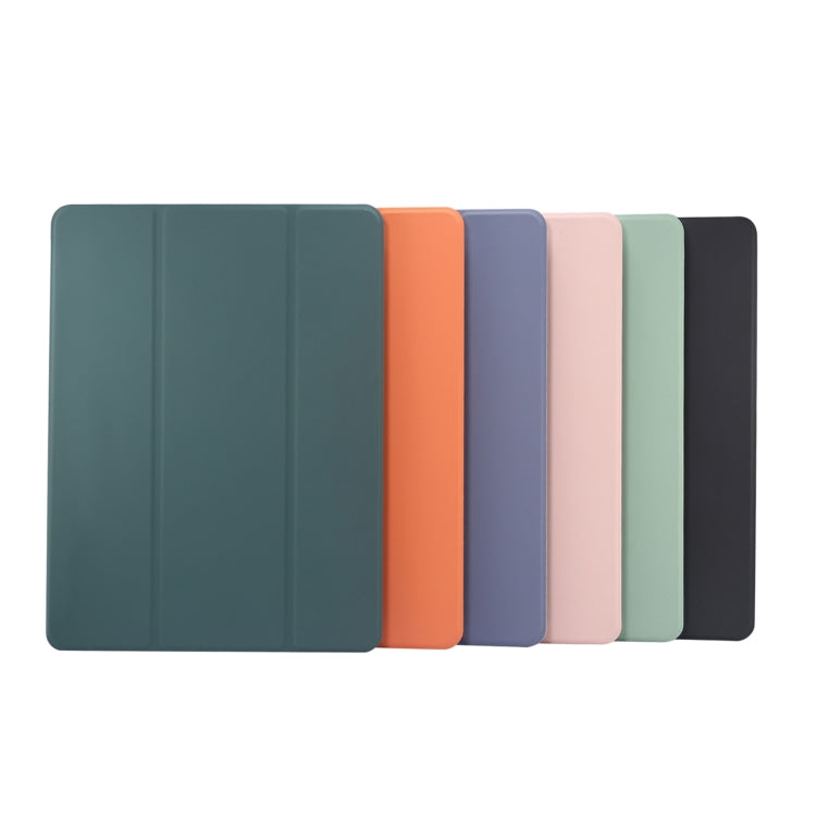 3-folding Electric Pressed Skin Texture Leather Tablet Case, For iPad Air 11 2025 / 2024, For iPad Pro 11 2024