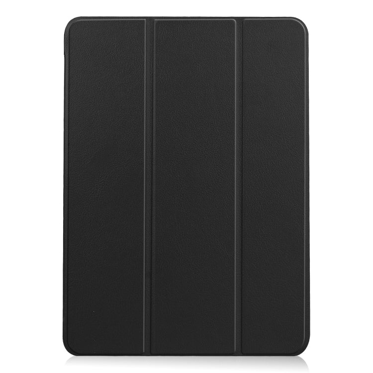 Custer Pure Color 3-Fold Holder Smart Leather Tablet Case, For iPad Air 11 2025 / 2024