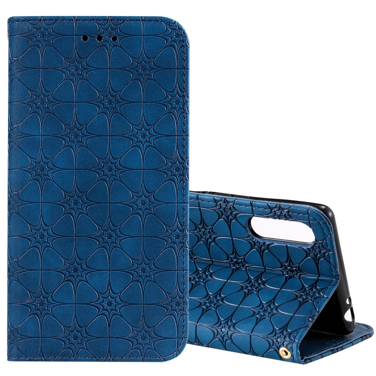 Lucky Flowers Embossing Pattern Magnetic Horizontal Flip Leather Case with Holder & Card Slots, For Sony Xperia L4