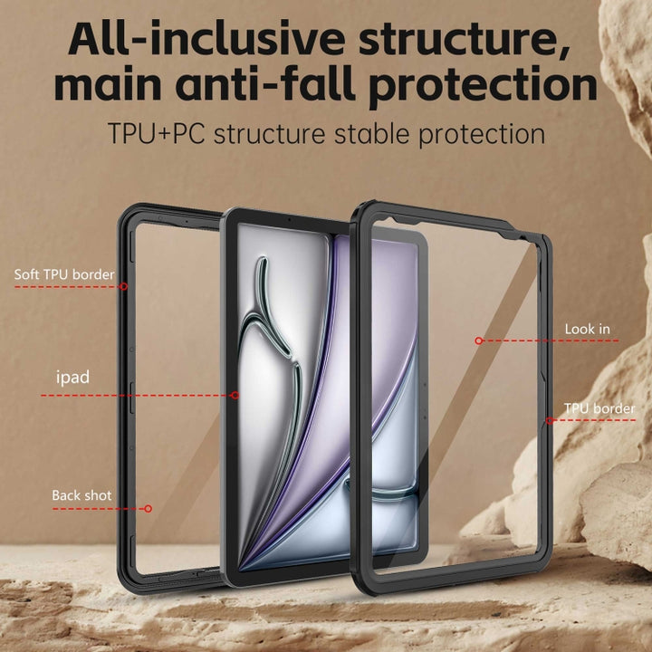 RedPepper IP68 Waterproof PC + TPU Tablet  Case, For iPad Air 11 2025 / 2024 / Air 5, For iPad Air 13 2025 / 2024