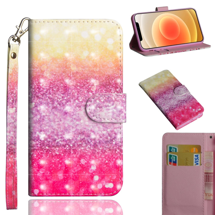 3D Painting Pattern Horizontal Flip TPU + PU Leather Case with Holder & Card Slots & Wallet, For iPhone 12 mini, For iPhone 12 / 12 Pro, For iPhone 12 Pro Max