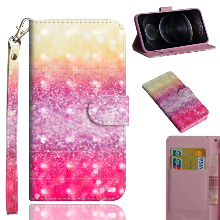 3D Painting Pattern Horizontal Flip TPU + PU Leather Case with Holder & Card Slots & Wallet, For iPhone 12 mini, For iPhone 12 / 12 Pro, For iPhone 12 Pro Max