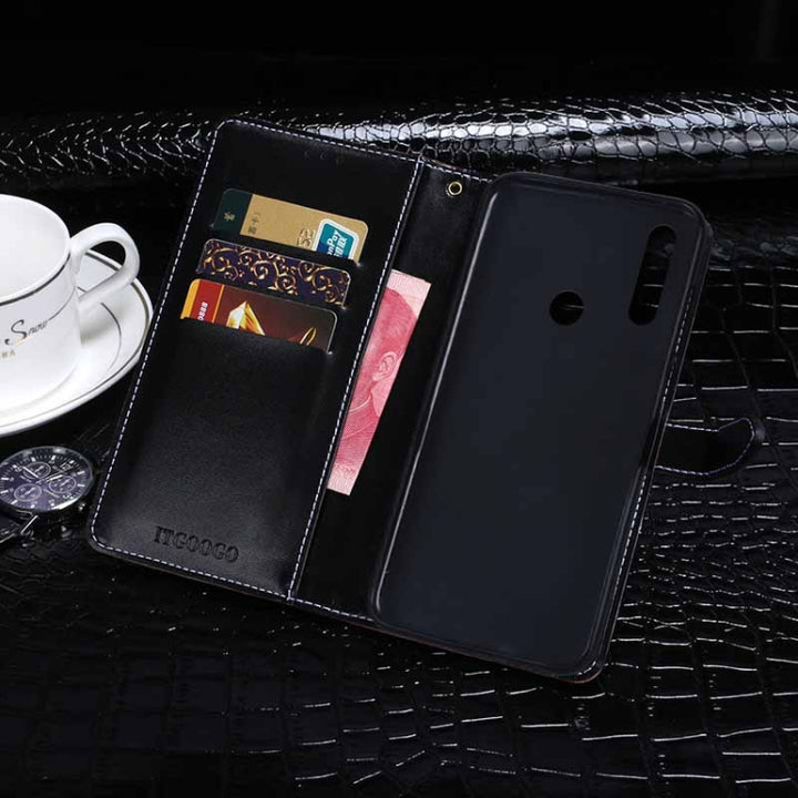 idewei Crocodile Texture Horizontal Flip Leather Case with Holder & Card Slots & Wallet, For Alcatel 1SE 2020, For Cubot P40, For Elephone E10, For HTC U20 5G